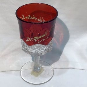 1902  souvenir cordial or liqueur glass